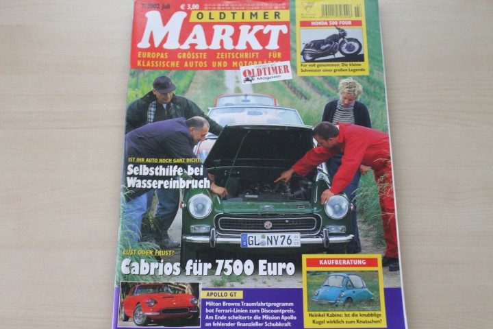 Deckblatt Oldtimer Markt (07/2002)